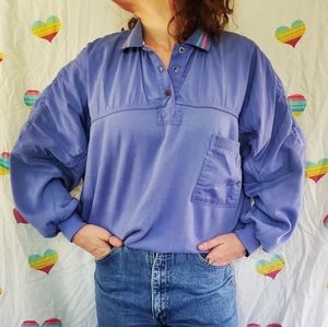 Vintage 80s periwinkle sweatshirt S-M